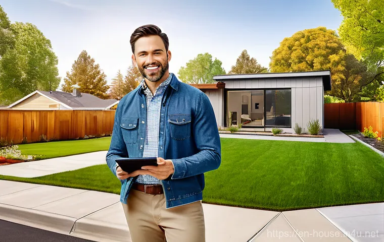 가로주택정비사업 절차 - **Prompt 1: Initial Vision for an ADU**
    "A bright, sunny suburban backyard, neatly landscaped wi...