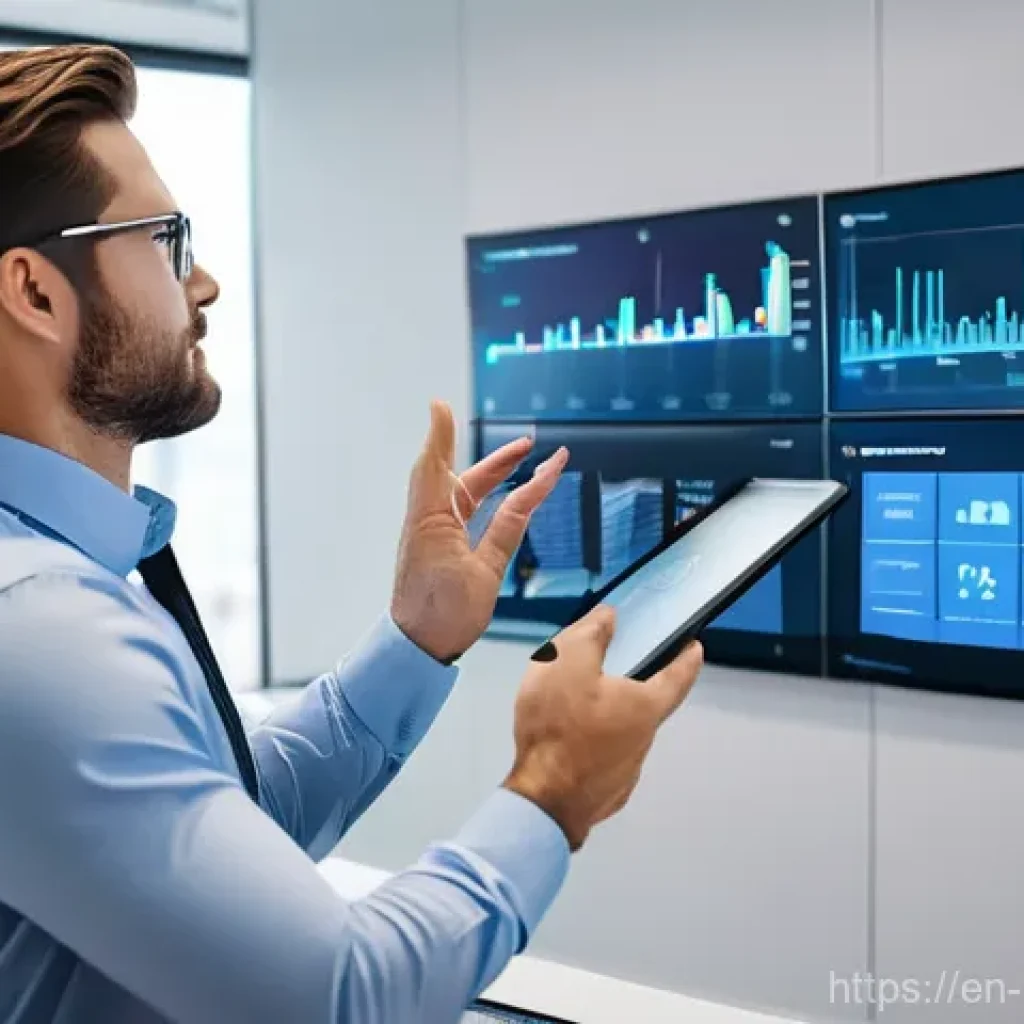 부동산 감정평가 기준 - **Prompt 1: The AI-Powered Real Estate Analyst**
    A sleek, modern office interior bathed in soft,...