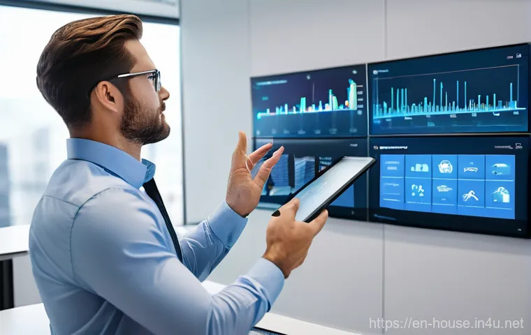 부동산 감정평가 기준 - **Prompt 1: The AI-Powered Real Estate Analyst**
    A sleek, modern office interior bathed in soft,...