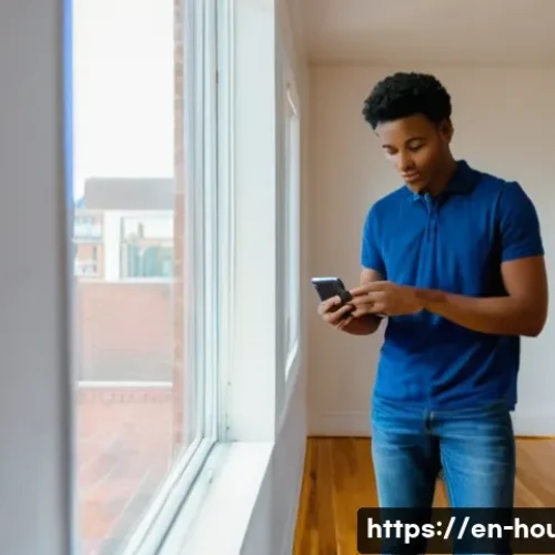 Home 28 전세금 반환 보증보험 - **Prompt: Diligent Move-In Documentation**
"A young adult, ethnically ambiguous, in their late 2...